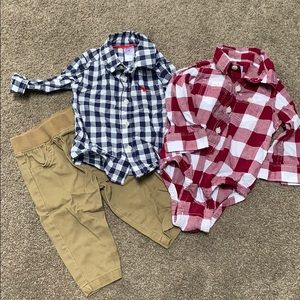 Boys plaid bundle